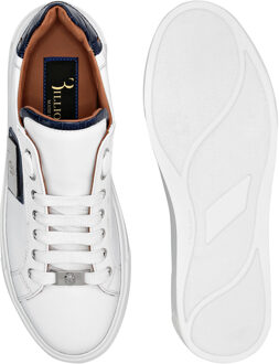 Nappa Croco Printed Lo-Top Sneakers Wit - EU 40