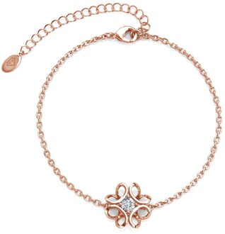 Narcissenarmbanden - Roségoud en kristal - One Size