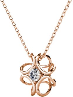 Narcissenhangers - Roségoud en kristal