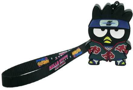 Naruto Shipudden x Hello Kitty PVC Keychain Badtzt Maru Itachi