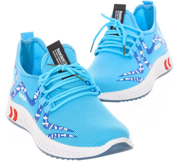 Nasa CSK2025 heren hoge stijl lace-up sportschoenen - maat EU 41 Blauw