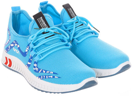 Nasa CSK2025-M vrouwen hoge stijl lace-up sportschoenen Blauw