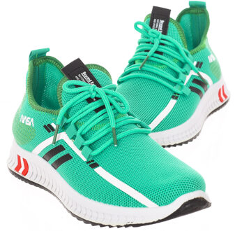 Nasa CSK2037 veterschoenen met hoge bovenkant voor heren - maat Groen