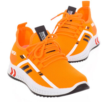 Nasa CSK2039 vrouwen hoge stijl lace-up sportschoenen Oranje - EU 40