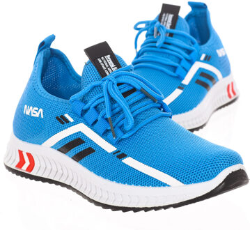 Nasa Dames sportschoenen CSK2038 met hoge veterschoenen Blauw