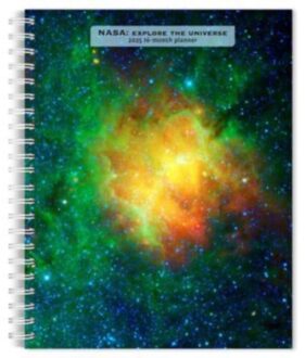 Nasa Explore The Universe 2025 6 X 7.75 Inch Spiral-Bound Wire-O Weekly Engagement Planner - Browntrout