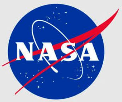 NASA Logo Insignia Dames T-shirt - Grijs - 5XL