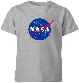NASA Logo Insignia Kinder T-shirt - Grijs - 98/104 (3-4 jaar) - XS