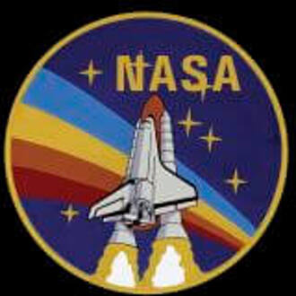 NASA Vintage Rainbow Shuttle Dames T-shirt - Zwart - 3XL