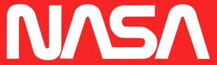 NASA Worm Logotype Dames T-shirt - Rood - L