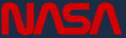 NASA Worm Logotype Hoodie - Navy - XXL