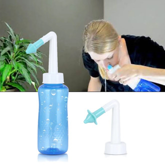 Nasal Wash Cleaner Nose Protector Moistens Nasal Irrigator Nozzle Cleaning Avoid Allergy Rhinitis Sinus Rinse Neti Pot 300ML