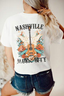 Nashville Graphic T-shirt Ivoor