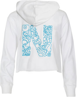 Nassau Strand Hoodie NB231038 NB Logo - maat L Gebroken wit