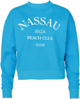 Nassau Strand Sweatshirt NB231036 NB Logo Blauw - 2XL