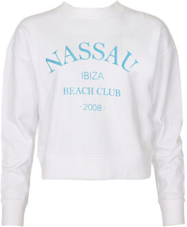 Nassau Strand Sweatshirt NB231036 NB Logo Gebroken wit - XS