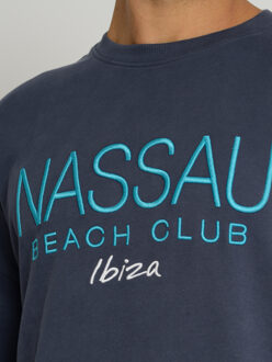 Nassau strand sweatshirt NB231041 - maat M Navy