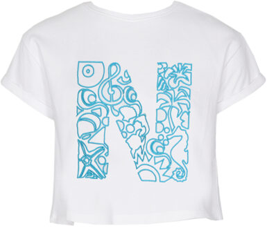 Nassau Strand T-shirt NB231037 NB Logo Gebroken wit - XL