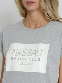 Nassau Strand T-Shirt NB231057 Grijs - M
