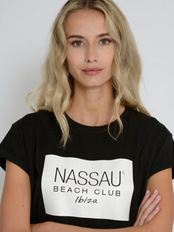 Nassau Strand T-Shirt NB231057 Zwart