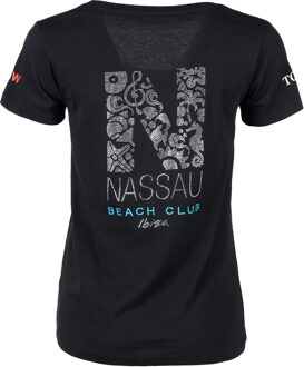 Nassau Strandhemd NB20116 - maat XS Zwart