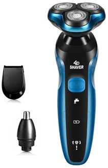 Nat droog elektrisch scheerapparaat mannelijke scheerapparaat voor mannen oplaadbare baard scheren machine facial multifunctionele reiniging scheerapparaat ki 3in1