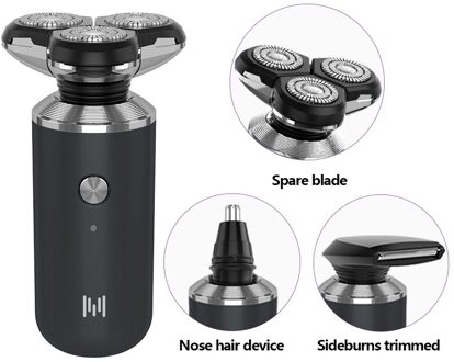 Nat Droog Elektrisch Scheerapparaat Voor Mannen Baard Trimmer Scheerapparaat Oplaadbare Kaal Scheren Machine 5 In 1 Grooming Kit 02