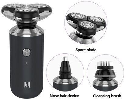 Nat Droog Elektrisch Scheerapparaat Voor Mannen Baard Trimmer Scheerapparaat Oplaadbare Kaal Scheren Machine 5 In 1 Grooming Kit 03