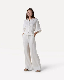 Natalie plisse pants - Wit - XS