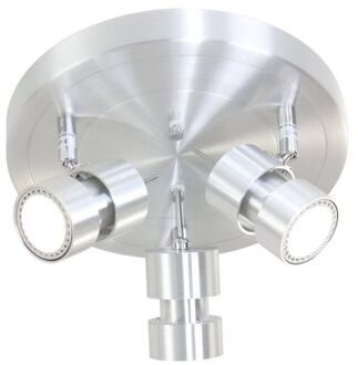 Natasja LED Plafondlamp RVS Zilver