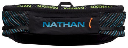Nathan Pinnacle Belt zwart/blauw - 2XS-XS