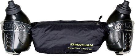 Nathan QuickStart Plus 20 2x300ml Black - Drinkgordel