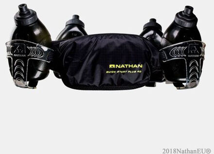 Nathan QuickStart Plus 40 4x300ml Black - Drinkgordel