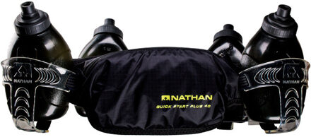 Nathan QuickStart Plus 40 4x300ml Black - Drinkgordel
