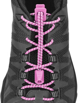 Nathan Run Laces Reflective Pink - Veters