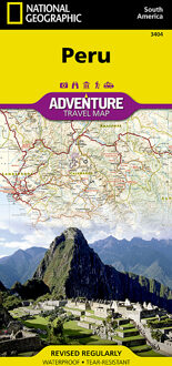 National Geographic Adventure Map Peru