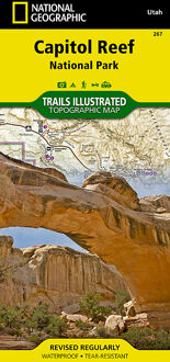 National Geographic Capitol Reef National Park Map