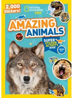 National Geographic Kids Amazing Animals Super Sticker Activity Book-Special Sales Edition - Ng - National Geographic Kids
