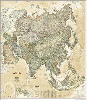 National Geographic Maps Asia