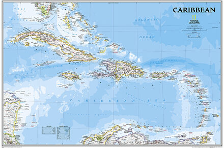 National Geographic Maps Caribbean