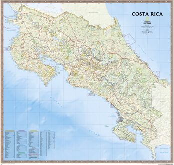 National Geographic Maps Costa Rica