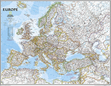 National Geographic Maps Europe