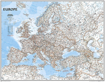 National Geographic Maps Europe