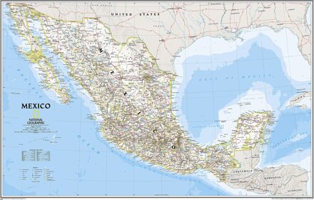 National Geographic Maps Mexico