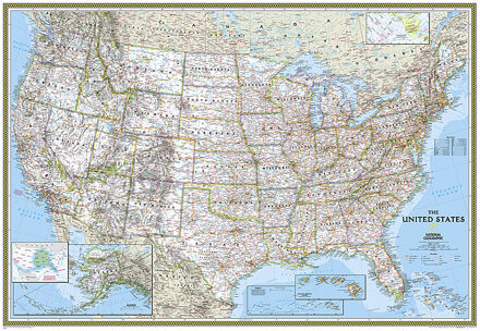 National Geographic Maps The United States