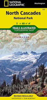 National Geographic Trails Illustrated Map North Cascades National Park Washington, USA