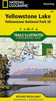 National Geographic Trails Illustrated Map Yellowstone Se / Yellowstone Lake