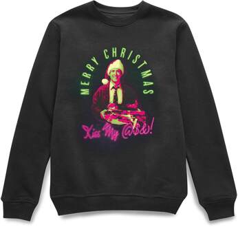 National Lampoon Merry Christmas Clark Griswold Christmas Jumper - Black - S Zwart