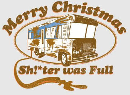 National Lampoon R.V. Women's Christmas T-Shirt - Grey - 4XL Grijs