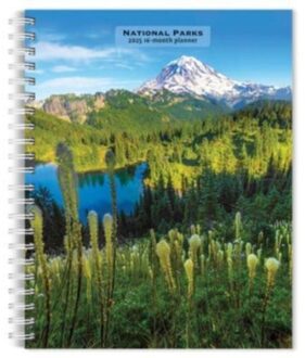 National Parks 2025 6 X 7.75 Inch Spiral-Bound Wire-O Weekly Engagement Planner Calendar New - Browntrout